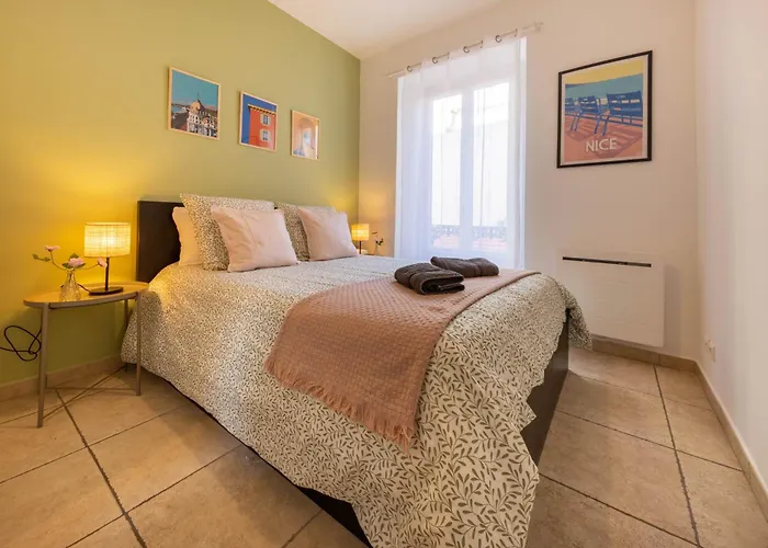شقة Joli Cocon A 3 Min A Pied De La نيس
